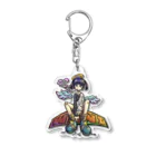 わにさん🐊🐊のsmoking angel Acrylic Key Chain