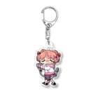 たらばかに子🦀KanikoProject所属のエアロバイクかに子ちゃん Acrylic Key Chain