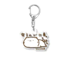 まめこ'ずショップの寝るのが仕事なねこ Acrylic Key Chain