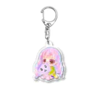 詩音乃の園児ちゃん女の子(あるむちゃん) Acrylic Key Chain