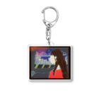 Caf'Emodeの都市ポップ美術館 Acrylic Key Chain