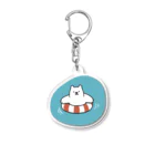 ホーリーモーリーギャラリーのぷかぷか浮かぶしろくまくん Acrylic Key Chain