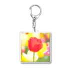 HAPPY TULIPのHAPPY TULIP 赤 Acrylic Key Chain