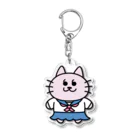 かっこにゃん！のJKかっこにゃんアクキー Acrylic Key Chain