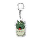 Yoko.Ryu_plants(ヨコリュー)のYoko.Ryu_plants_ の公式グッズ(鉢入り) Acrylic Key Chain