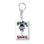 momino studio SHOPの飛び出る Acrylic Key Chain