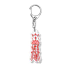 Alba spinaの蓮　護符赤 Acrylic Key Chain