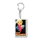 レトロネオンのビール.neo Acrylic Key Chain