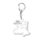 mutayuの青森県の地図 Acrylic Key Chain