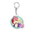 cho-sukeのほろ酔い女子 Acrylic Key Chain