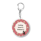 Pulmo（プルモ)のNothing About Us Without Us キーホルダー（Rose&Cat） Acrylic Key Chain