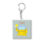 フライShopの宇宙なネコくん Acrylic Key Chain