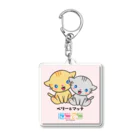 にこねこ【保護猫の保育園】のベリーマッチキーホルダー Acrylic Key Chain