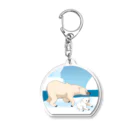 ZOO TYPHOONのホッキョクグマ Acrylic Key Chain