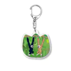 ZOO TYPHOONのシロテテナガザル Acrylic Key Chain