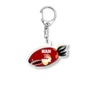 HANNAH street wear ハンナ　ストリートウェア(カバ店長)のHANNAH street wear "TOMATO MISSILE“ Acrylic Key Chain