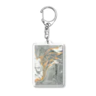 xxxyamachanのMARBLEIZE　縦書き Acrylic Key Chain