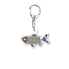 yuccoloの魚の骨 Acrylic Key Chain