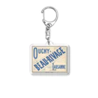 YS VINTAGE WORKSのスイス　ローザンヌ・ウーシー地区　 ボー リバージュパレス ① Acrylic Key Chain