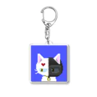 Grumpy kittensのGrumpy kittens #016 Acrylic Key Chain