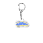 yukijiの青ウミウシ　（文字無しver） Acrylic Key Chain