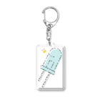 雪だるまのLEDブルーくん Acrylic Key Chain