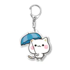 DECORの気づかいのできるネコ　雨の日ver. Acrylic Key Chain