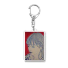 岩井千枝の夕涼み Acrylic Key Chain