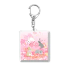 YUMIの桜うさぎ Acrylic Key Chain