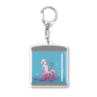 杜の魚のボトル人魚（飲） Acrylic Key Chain