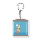 杜の魚のボトル人魚（投） Acrylic Key Chain