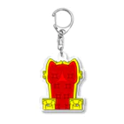 A33の猫様の椅子になれるウェア Acrylic Key Chain