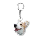 Innu no Omiseのコーギー（スマイル） Acrylic Key Chain