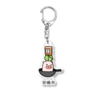 脂身通信Ｚの豚さん_回鍋肉（ホイコーロー） Acrylic Key Chain