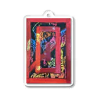 sayahartのgashadokuro RED（tokumiシリーズ） Acrylic Key Chain