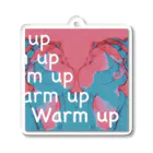 Warm upのWarm up アクリルキーホルダー