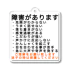 ドライ2の発達障害　ADHD ASD 多動症 Acrylic Key Chain