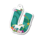 シラギク堂本舗の UはUnicornのU Acrylic Key Chain