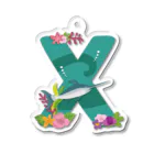 シラギク堂本舗のXはXiphias（メカジキ）のX Acrylic Key Chain