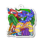 Hiroki Kitazawaの殿様ドラゴン Acrylic Key Chain