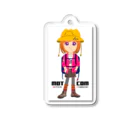 MOTCOM Winkel+の「山ガール」Mountaingirls Acrylic Key Chain