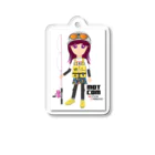 MOTCOM Winkel+の釣りガール　Fishinggirls Acrylic Key Chain