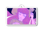 椿英妄想局のアナタを待つmidnight Acrylic Key Chain