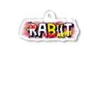 rabiit_staffの登録者200人記念！rabiitロゴ アクリルキーホルダー