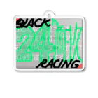 くーまのBLACK RACING Acrylic Key Chain