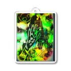 PURIN Deathの神様KAMISAMA グリーン Acrylic Key Chain