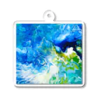 luontoiroの海流 Acrylic Key Chain