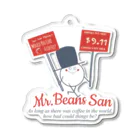 ビーンズさんのお店のビーンズさんと看板キーホルダー Acrylic Key Chain