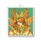 ヒビュウのPronghorn chocolate cake Acrylic Key Chain