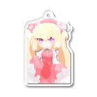 pumuz屋さんの金髪の女の子 Acrylic Key Chain